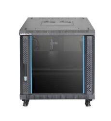 indorack ir8010g close rack 10u glass door